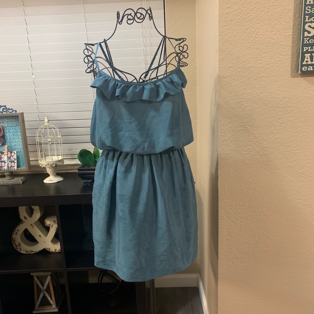 BCBGeneration green chiffon dress in L